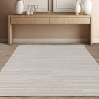 Camber 160x230cm Stripe Ivory Rug