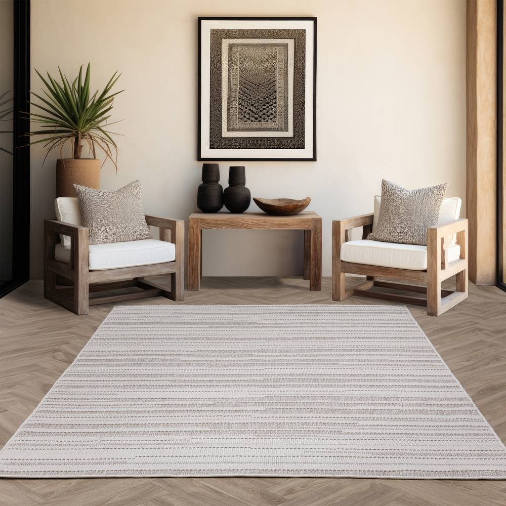 Camber 200x290cm Stripe Sand Rug
