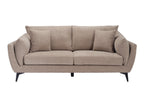 Carter Taupe 3 Seater Sofa