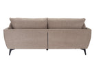 Carter Taupe 3 Seater Sofa