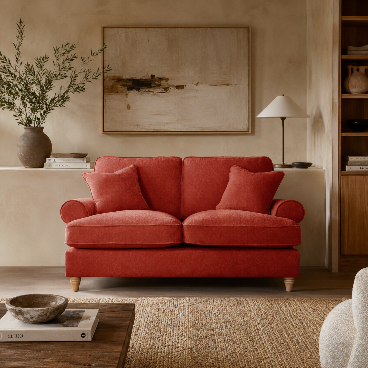 2 Seater Sofa Manhattan Apricot The Great Sofa Company | Victoria | Bromfield | Lola | Alfie | Mari | Longfellow | Duresta Style