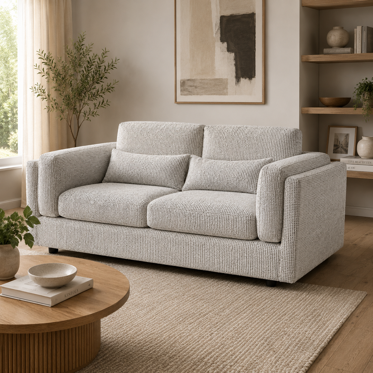 Bari Sofa Grey 3 Seater
