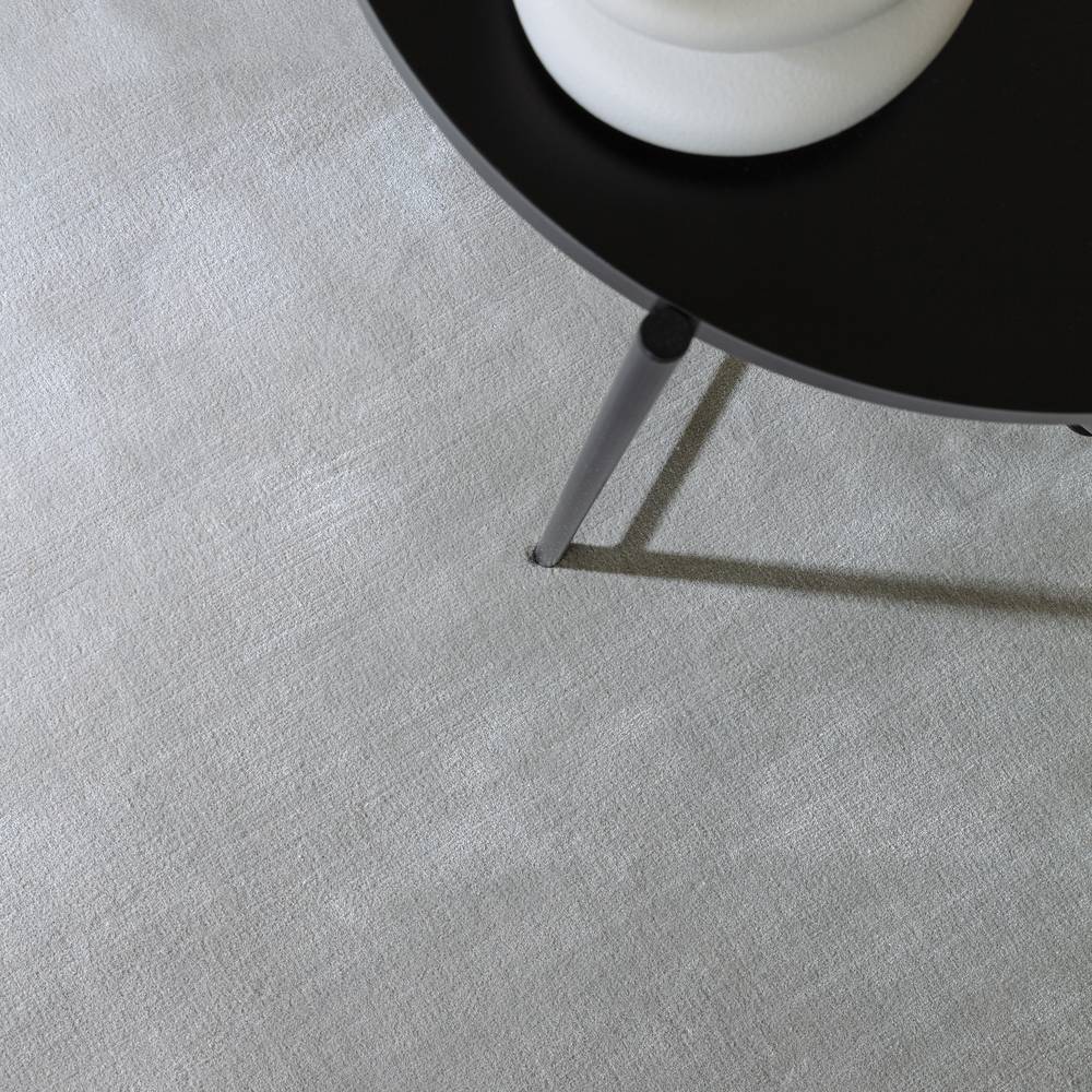 Katherine Carnaby Chrome 170x240cm Silver Rug Rug