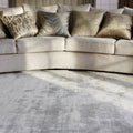 Katherine Carnaby Chrome 240x340cm Silver Rug Rug