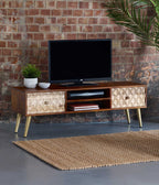 Ziggy Solid Mango Wood Media Unit TV Stand