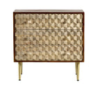 Ziggy Solid Mango Wood 4 Drawer Chest