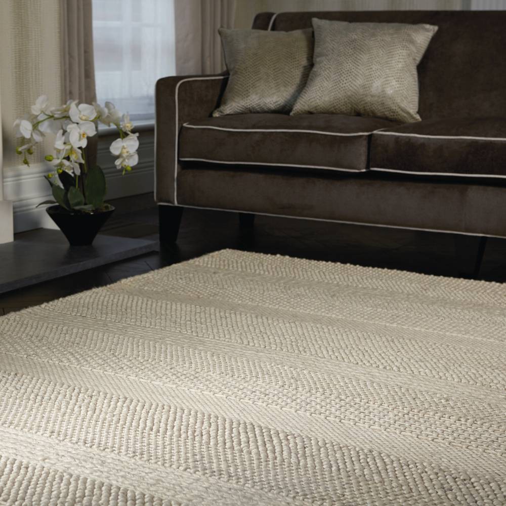 Katherine Carnaby Coast Rug 240x330cm Cream Stripe Rug