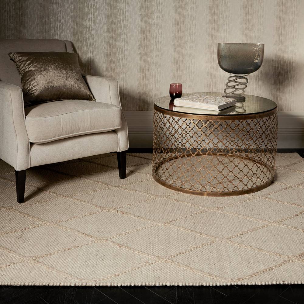 Katherine Carnaby Coast Diamond Rug 240x340cm 02 Cream Rug