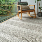 Katherine Carnaby Coast Rug 240x330cm Grey Marl Stripe Rug