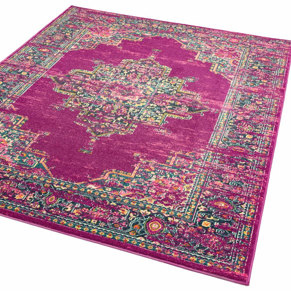 Colt Rug 200x290cm CL04 Medallion Fuchsia Rug