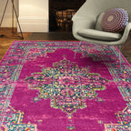Colt Rug 200x290cm CL04 Medallion Fuchsia Rug