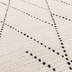 Nepal 160x230cm Cream/Black Linear Rug Rug