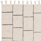 Nepal 160x230cm Cream/Black Tile Rug Rug