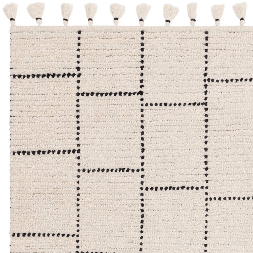 Nepal 160x230cm Cream/Black Tile Rug Rug