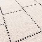 Nepal 120x170cm Cream/Black Tile Rug Rug