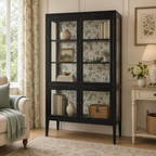 Elmhurst Black 4 Door Display Unit