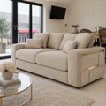 Jupiter Sofa Beige 3 Seater