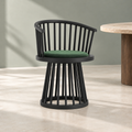 LINA FOREST GREEN / BLACK DINING CHAIR