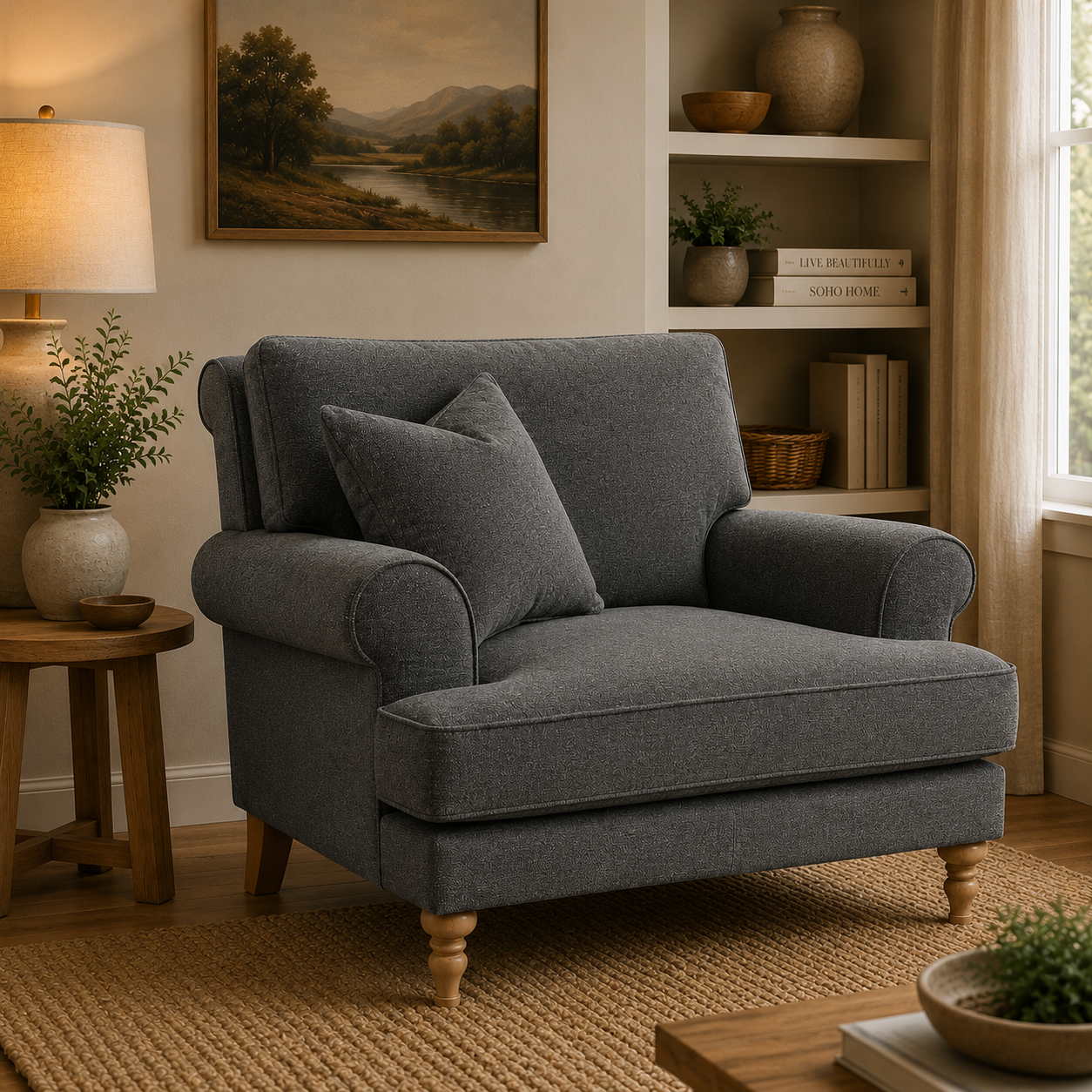 Snuggle Chair Agmamito Faro 17 The Great Sofa Company | Norbury | Eastwood | Marylebone | Arlan | Summer | Margot