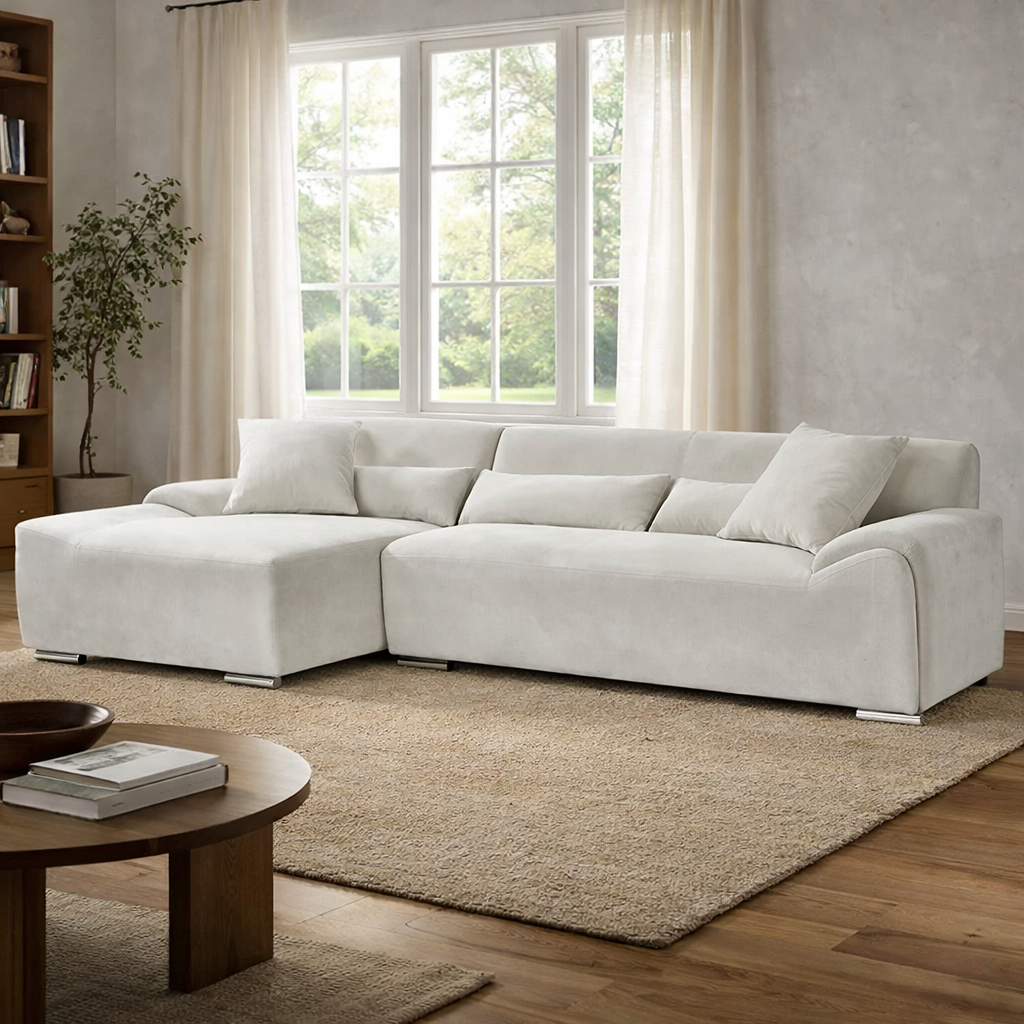 Modena Sofa Beige Left Hand Corner