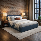 SOHO INK BLUE DOUBLE BED