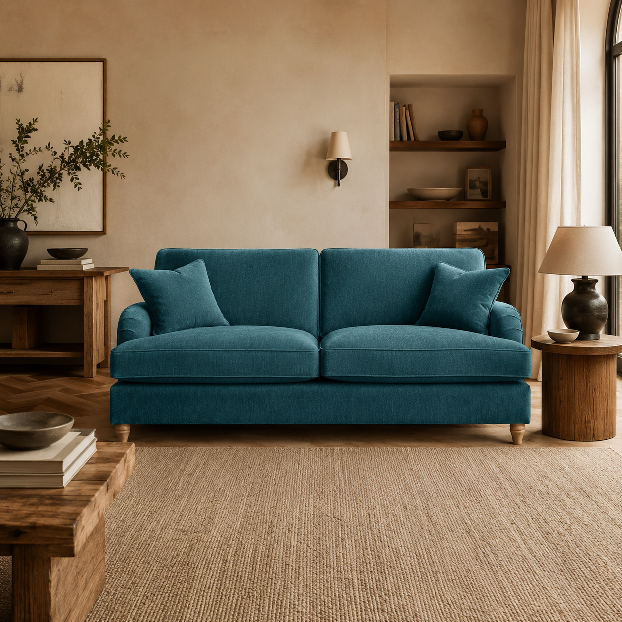 3 Seater Sofa Manhattan Emerald The Great Sofa Company | Piper | Vienna | Arthur | Emeline | Swift | Morris
