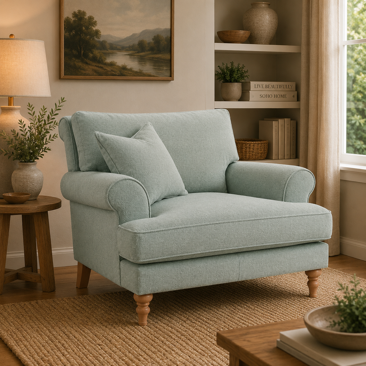 Snuggle Chair Agmamito Faro 10 The Great Sofa Company | Norbury | Eastwood | Marylebone | Arlan | Summer | Margot
