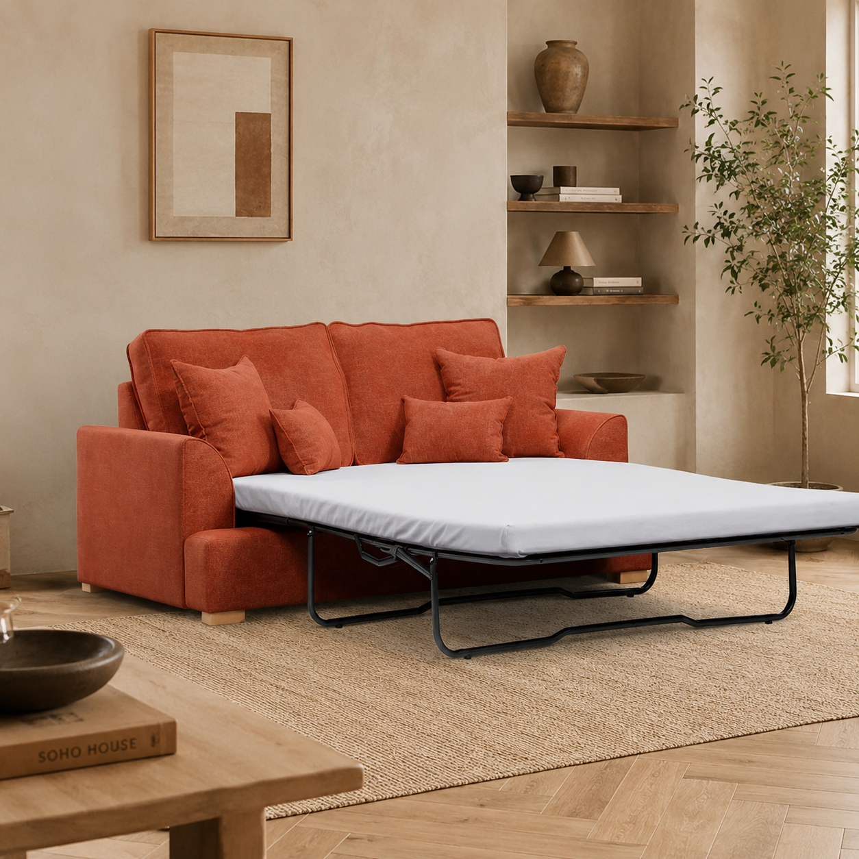 Sofa Bed Davis City 64 Alba | Birchley | The Great Sofa Company | Stamford | Heron