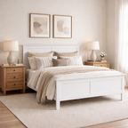Paris Double Bed (140 x 200) in White