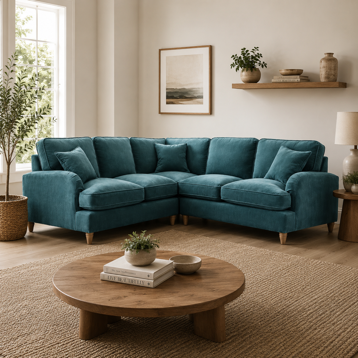 2 Corner 2 Manhattan Emerald The Great Sofa Company | Piper | Vienna | Arthur | Emeline | Swift | Morris