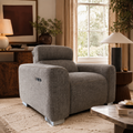 Toronto Electric Recliner Beige Armchair