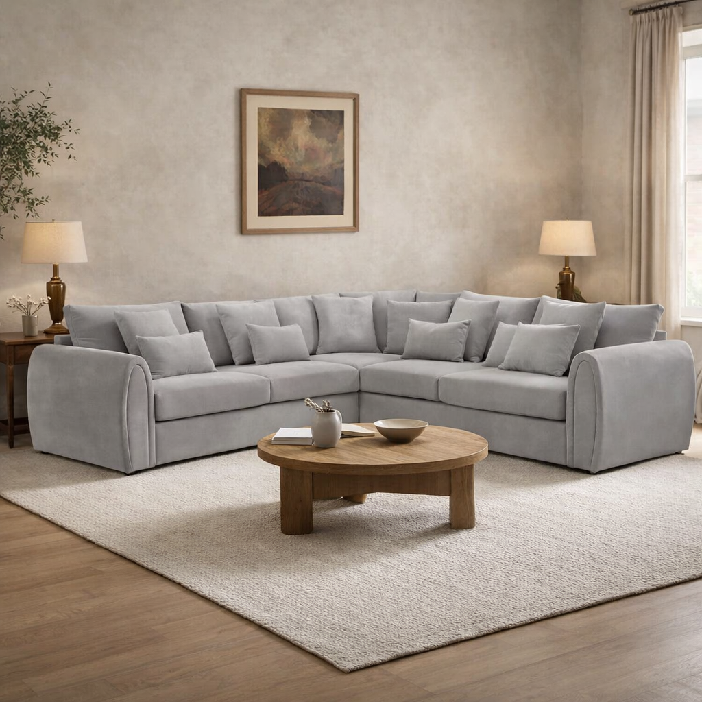 Mirabel Sofa Grey Large Corner