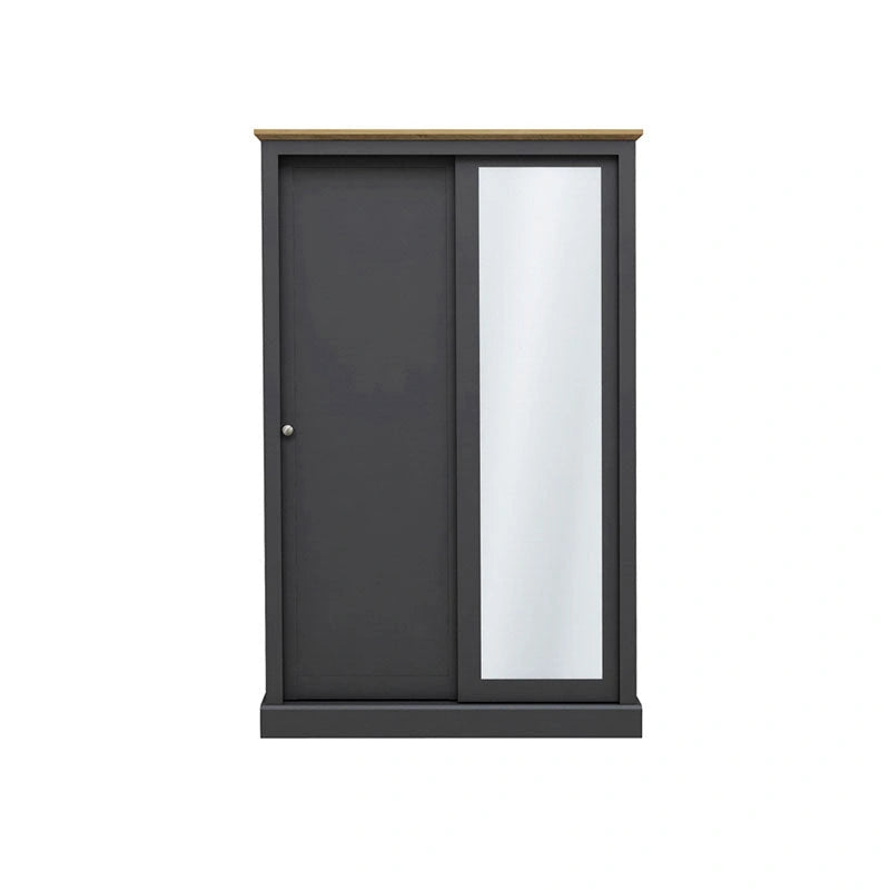 Devon 2 Door Sliding Wardrobe Charcoal