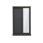 Devon 2 Door Sliding Wardrobe Charcoal