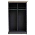 Devon 2 Door Sliding Wardrobe Charcoal