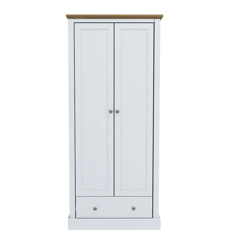 Devon 2 Door Wardrobe White