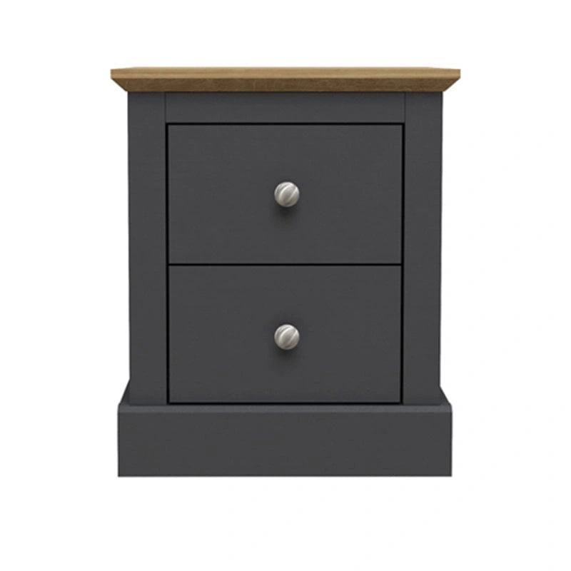 Devon Bedside Cabinet Charcoal