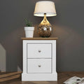 Devon Bedside Cabinet White