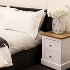 Devon Bedside Cabinet White