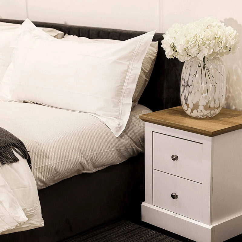 Devon Bedside Cabinet White