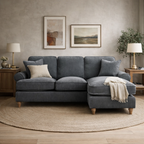 Right Hand Chaise Sofa Manhattan Charcoal The Great Sofa Company | Victoria | Bromfield | Lola | Alfie | Mari | Longfellow | Duresta Style