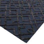 Dixon  160x230cm  Black Trellis Rug