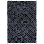 Dixon  160x230cm  Black Trellis Rug