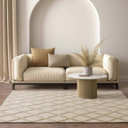 Dixon  120x170cm Gold Diamond Rug