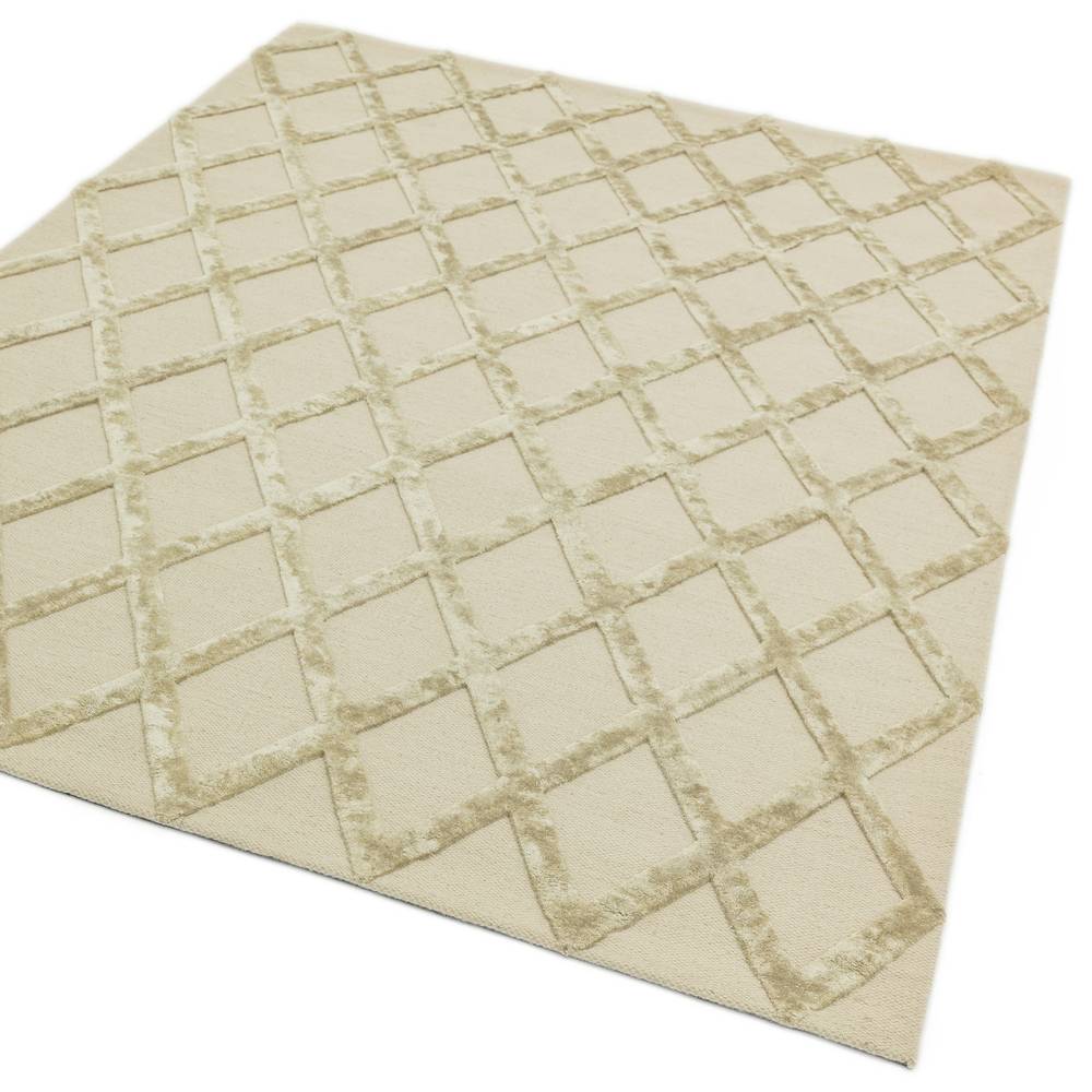 Dixon  160x230cm Gold Diamond Rug