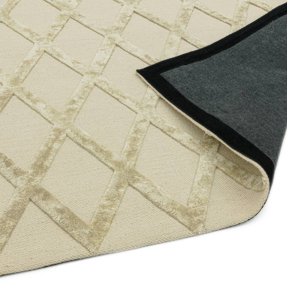 Dixon  160x230cm Gold Diamond Rug