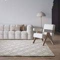 Dixon  160x230cm Grey Ogee Rug