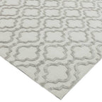 Dixon  120x170cm Grey Ogee Rug
