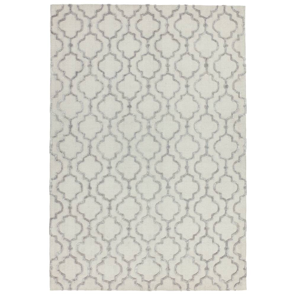 Dixon  200x290cm Grey Ogee Rug