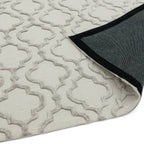 Dixon  120x170cm Grey Ogee Rug